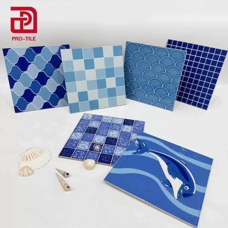 300*300mm Look Mosaic Ceramic Tile for Bathroom Shower Wall and Swimming Pool Floor