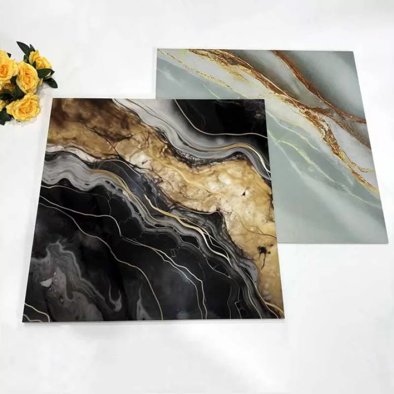 New Model 600 X 600 mm Look Luxury Marble Full Glaze  Porcelain Floor Tile for House Decoration