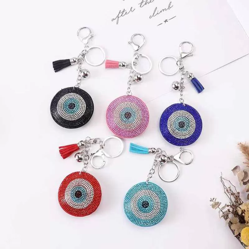 Rhinestone Keychains for Women and Girls Bling Backpack Keyrings Purse Charms Sparkle Key Fob Fun Keychain Gifts