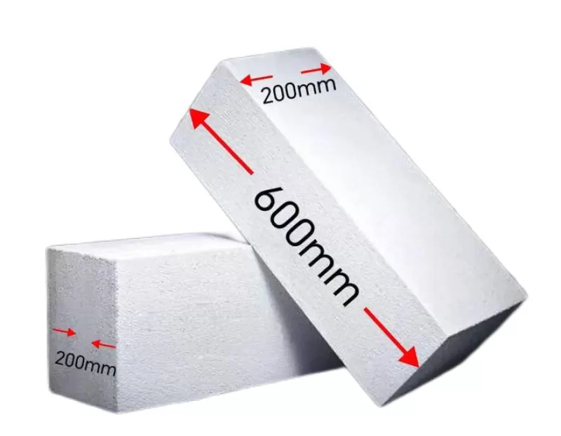 Autoclaved Aerated Concrete AAC Firebricks Solid Lightweight Brick Cement Materials for Wall Construction Building Materials