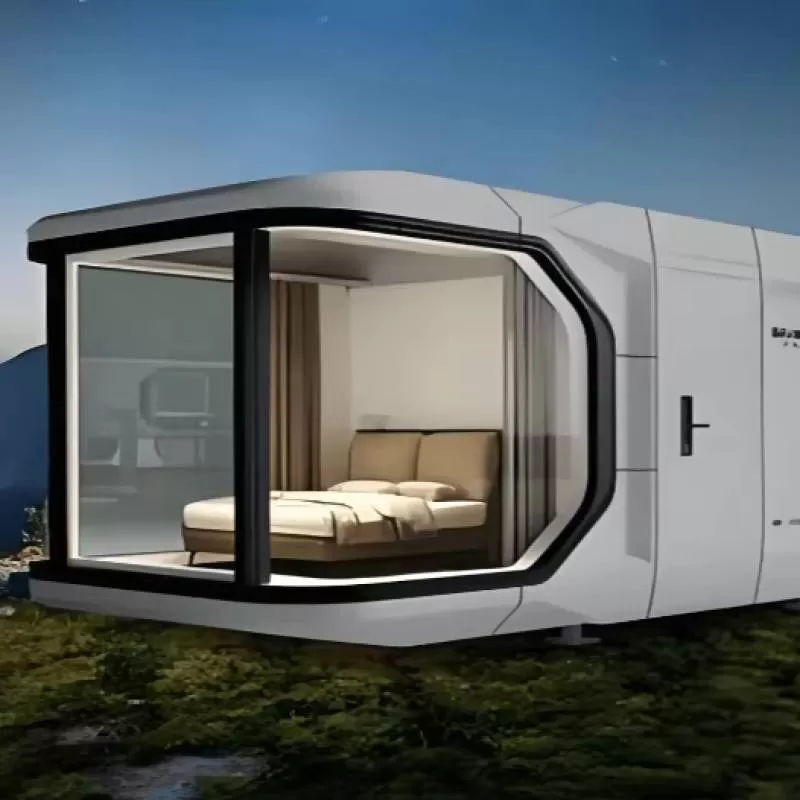 Capsule Resort Hotel Prefab House Prefab Container House Tiny House on Wheels