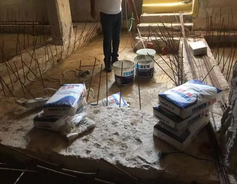 Isonem Crystalline Impermeable Concrete Waterproofing Material, Cementitious Polymer Modified High Performance, MADE in TURKEY