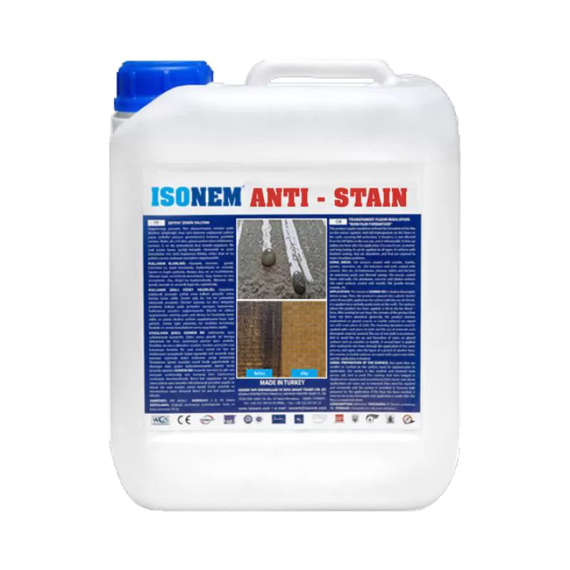 ISONEM Anti-Dirt Stain Repellent Liquid Protective Material Turkey Manufactured Transparent for Exterior Interior Walls Floors