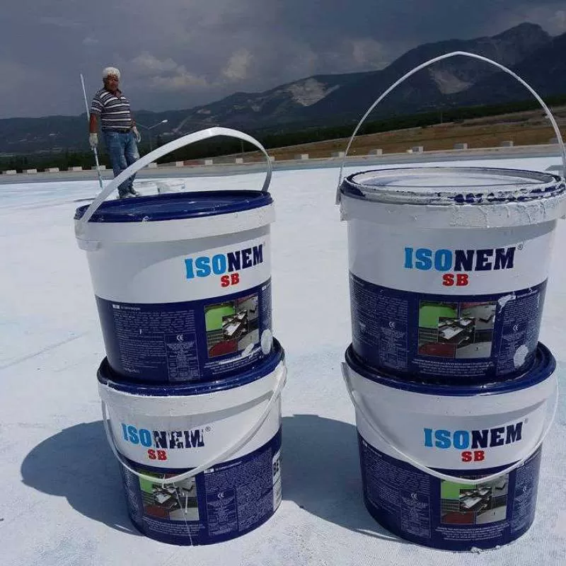 ISONEM SB SUPER COMPONENT LIQUID APPLIED CONCRETE ROOF WATERPROOFING MEMBRANE, 18 Kg, MANUFACTURER FROM TURKEY