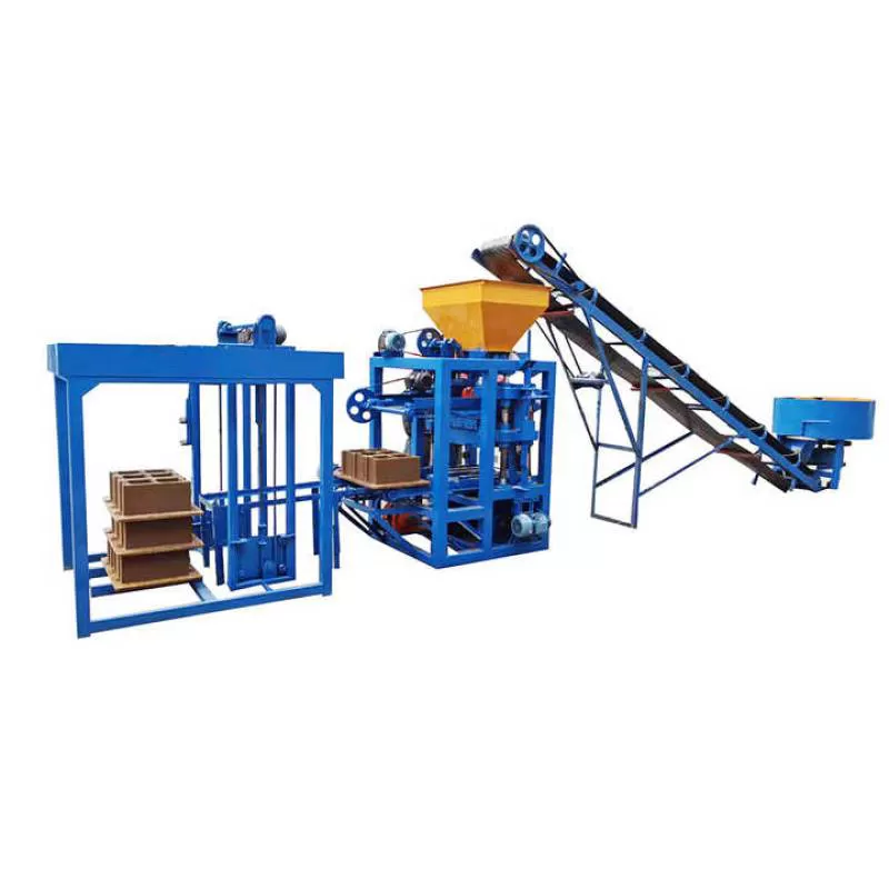 Low Price Cement Brick Block Making Machine Qt4-24 Semi-Automatic Brick Making Machine