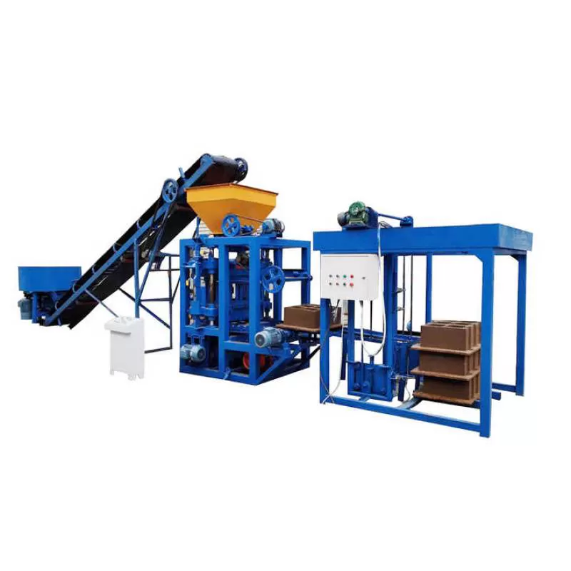 Factory Customized Semi-Automatic Brick Making Machine Qt4-24 Concrete Block Machine