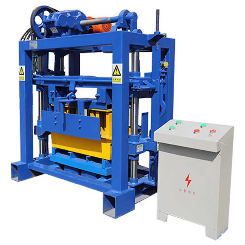 Manual Block Making Machine Block Cement Qt40-2 Brick Press Machine