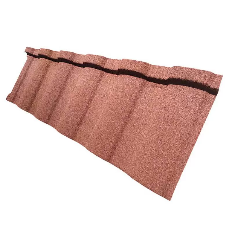 Fashion Design Rainbow Roof Tile Stone Coated Metal Roof Tile Lightweight Rainbow Colorful Roof Tile