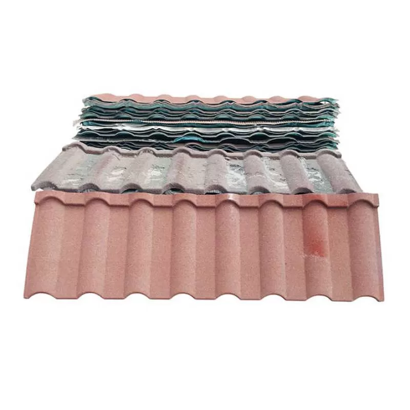 Customized Beauty Stone Coated Metal Roof Tile Lightweight Milano Roof Tile