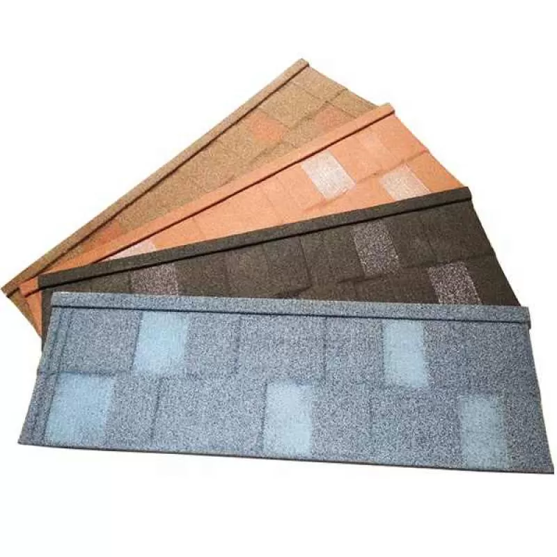 Bangladesh Malawi Iron Galvanized Corrugated Sheet Color Stone Coated Metal Roof Tile