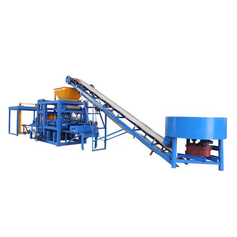 Energy Saving Fully Automatic Hydraulic Cement Block Brick Making Machine Qt4-15 Hollow Brick Machine