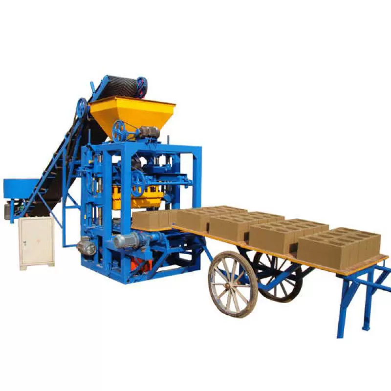 Interlocking Brick Making Machine for Sale in Zimbabwe Qt4-24 Machine for Concrete Blocks