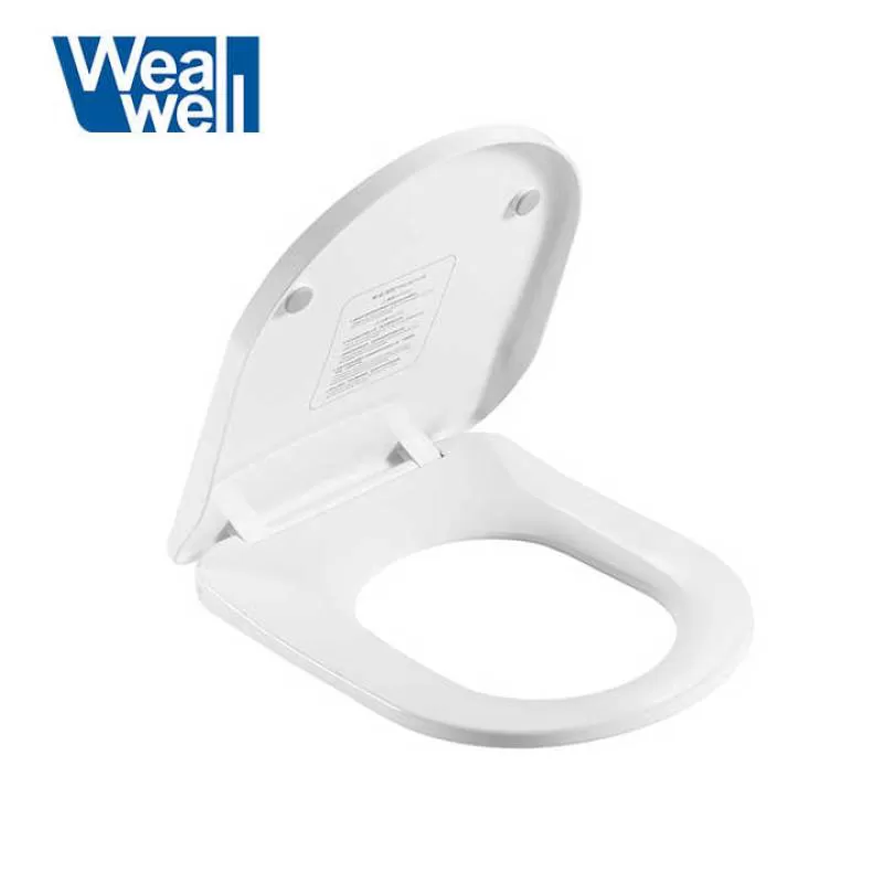 Bathroom Heated Seat Bidet Cover Soft Close Night Light Thermostatic Toilet Seat