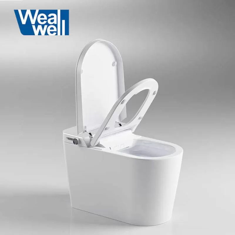 Hotel Luxury Bathroom Automatic Off Seat Flush Bidet Dual User Defined E-foam Smart Toilet
