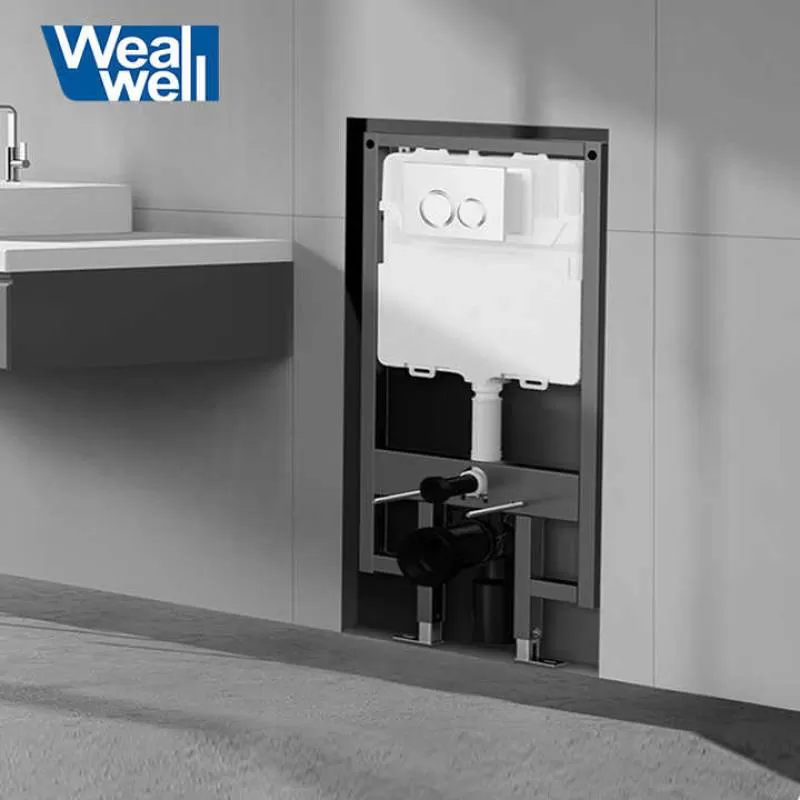 Watermark Hidden Water Tank for Wall Hung Toilet Floor Mounted Concealed Cistern