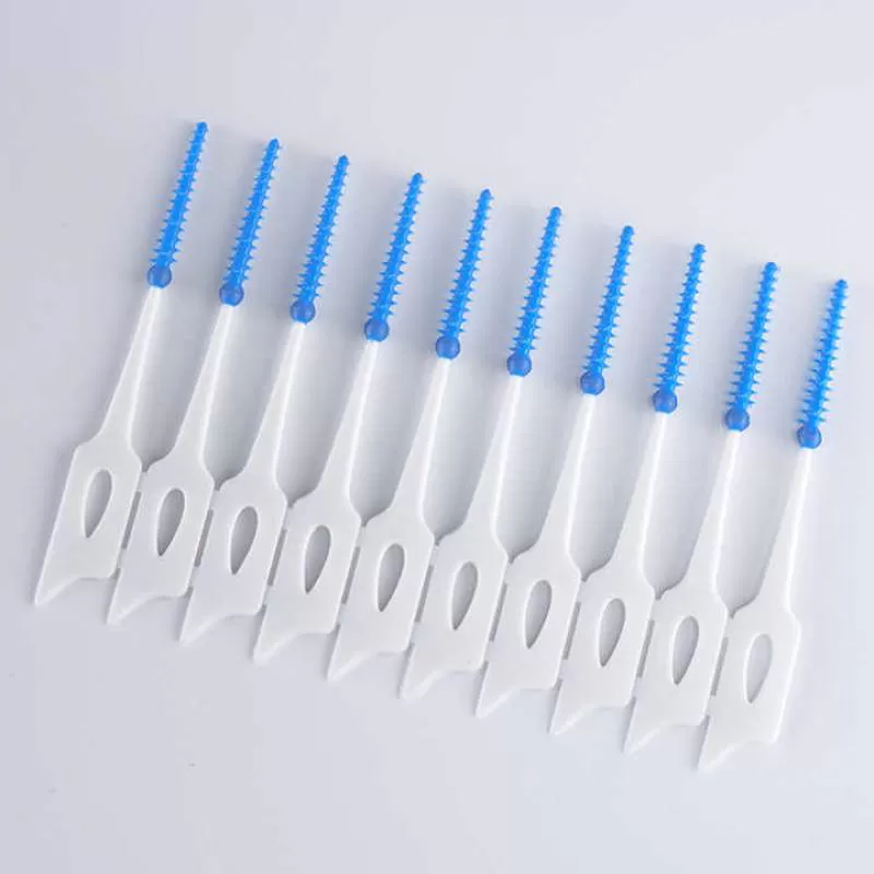 Interdental Brushes Soft Silicone Dental  Toothpicks Between Teeth Brush Tooth Flossing Brush Tool