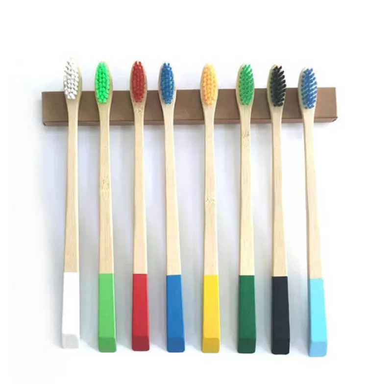 Customized Packing and Logo Soft Bristle Hotel Biodegradable Disposable Organic Eco Friendly Bamboo Toothbrush for Adults