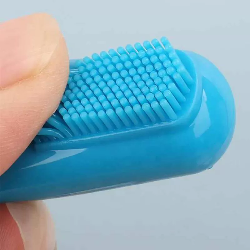 Pet Dental Care Baby Dog Cat Finger Toothbrush with Box