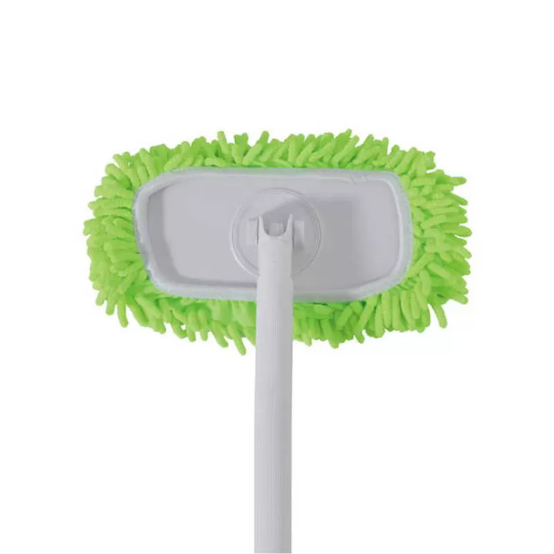 Double Use Hand Free Clip Mop with Reusable Microfiber Different Sweeper Washable Wet Pads Mop for Mopping Floors