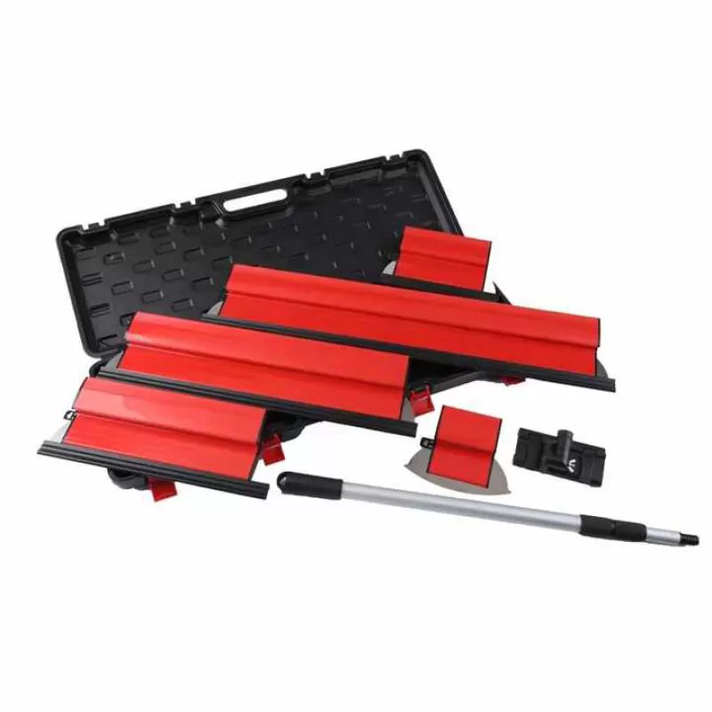 Drywall Skimming Blade Set Spatula Extension Handle Pole for Large Working Area Sheetrock