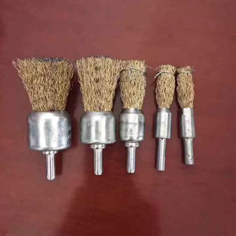 Wire Polishing  with Handle  Electric Grinding Wire Brush Head Pen-shaped Wire Brush