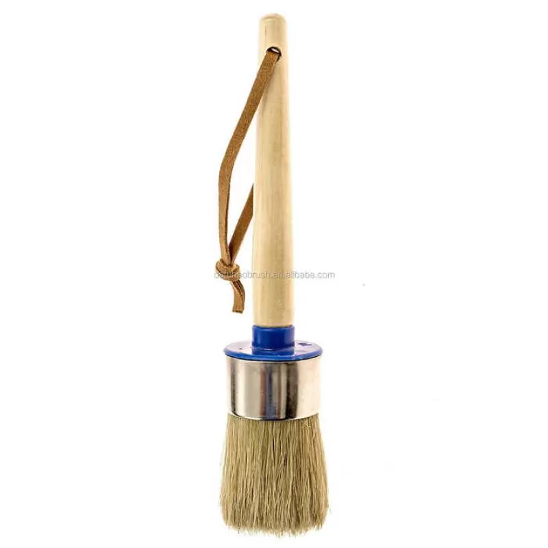 Small Size Pure Bristle Chalk Paint Wax Paint Brush Painting Cabinet