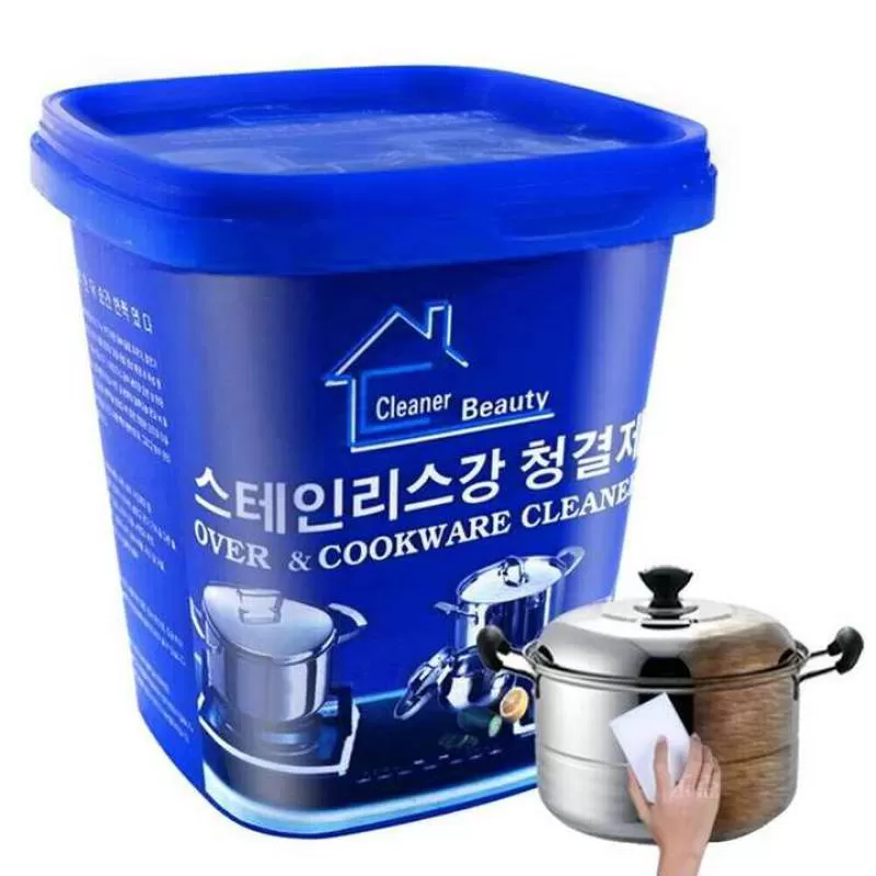 AJYF Kitchen Stainless Steel Cleaning Paste Cookware Cleaner Cream for Daily Use