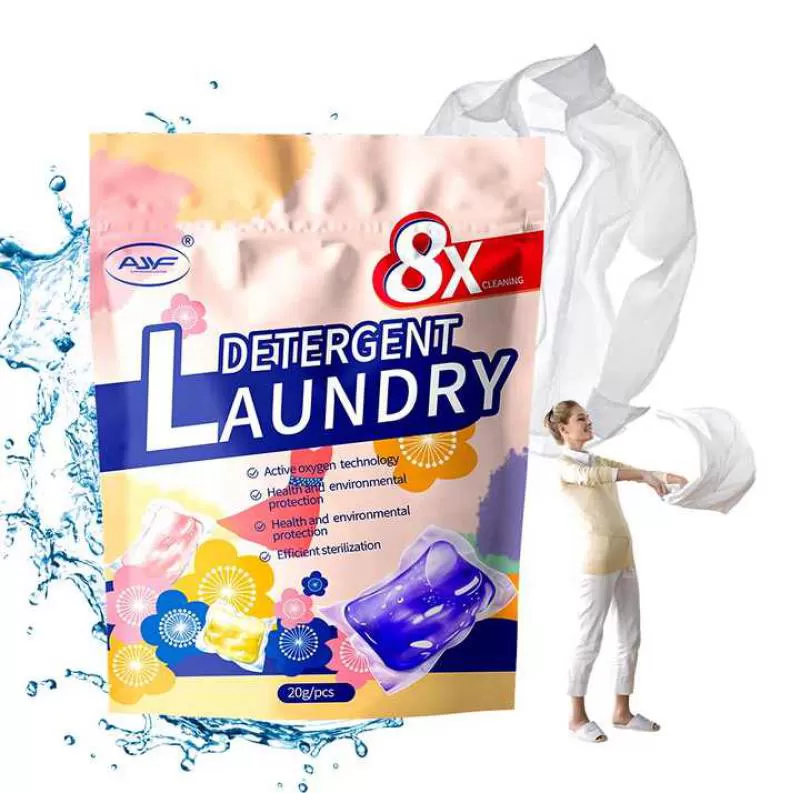AJYF Clothes Cleaning Liquid Detergent sealed with Laundry Bead  As Washing Powder Laundry Capsule Pods Laundry Detergent Pods