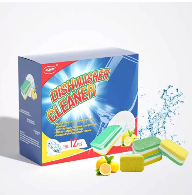 3 Layer Dishwasher Capsules Cleaner Strong Oil Stain Removal Descaling Detergent