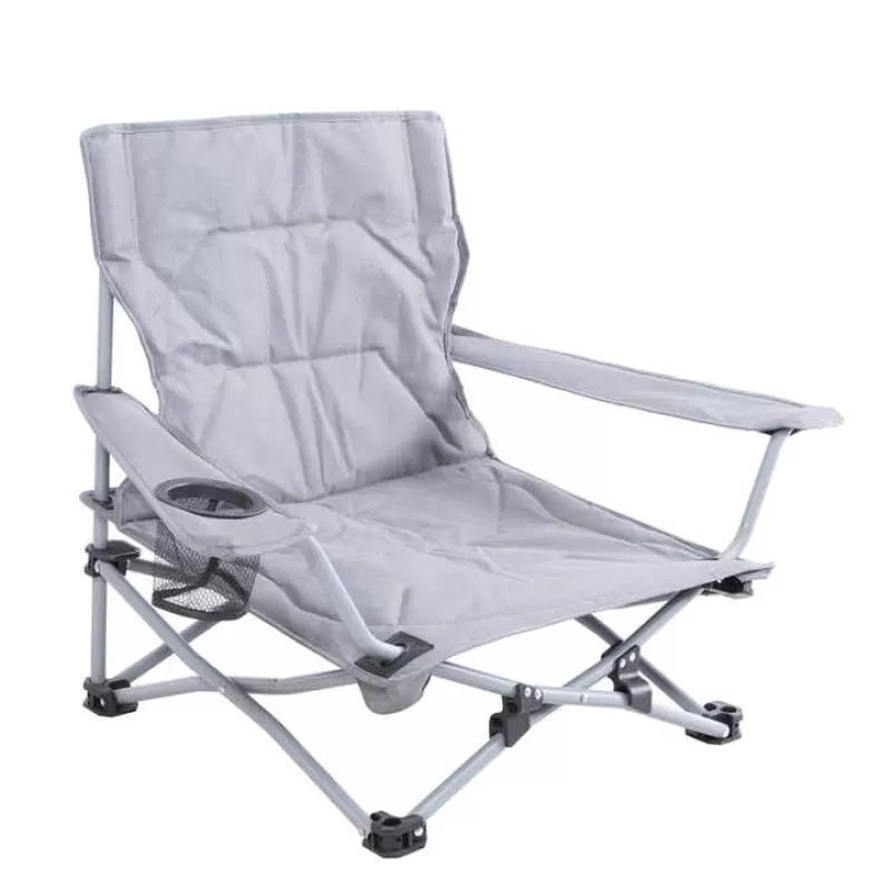 Hitree Low Seat Camping Chair Outdoor BBQ Chair Modern Lightweight Folding Camping Fishing Chair With Cup Holder