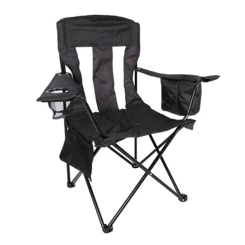 Hitree Wholesale Lightweight and Durable Camper Chairs, Comfortable Lounge Chairs and Folding Camper Armchairs with Foot Rest