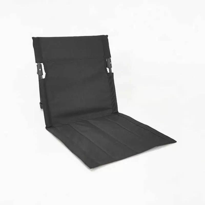 Hitree Hot Sale Portable Easy to Carry Padded Floor Chair Lightweight Camping Chair with Backrest Folding Beach Chair