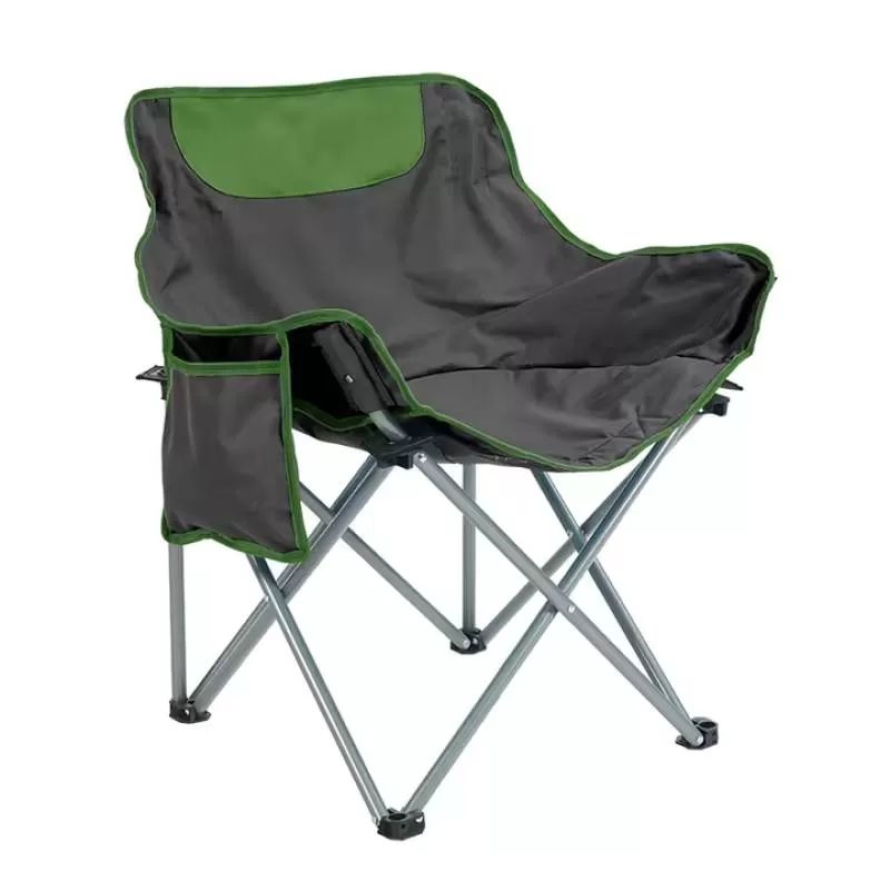 Hitree Outdoor Morden Style Foldable Fishing Chair, Portable Folding Camping Chair for Picnic, Hiking, Fishing, Garden