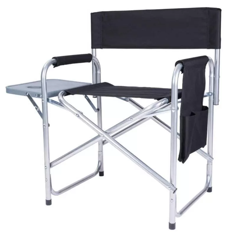 Factory Price 600D Polyester 25*1.0mm Aluminium Tube Camping Chair Wholesale Director Chair Aluminium Foldable Directors Chair