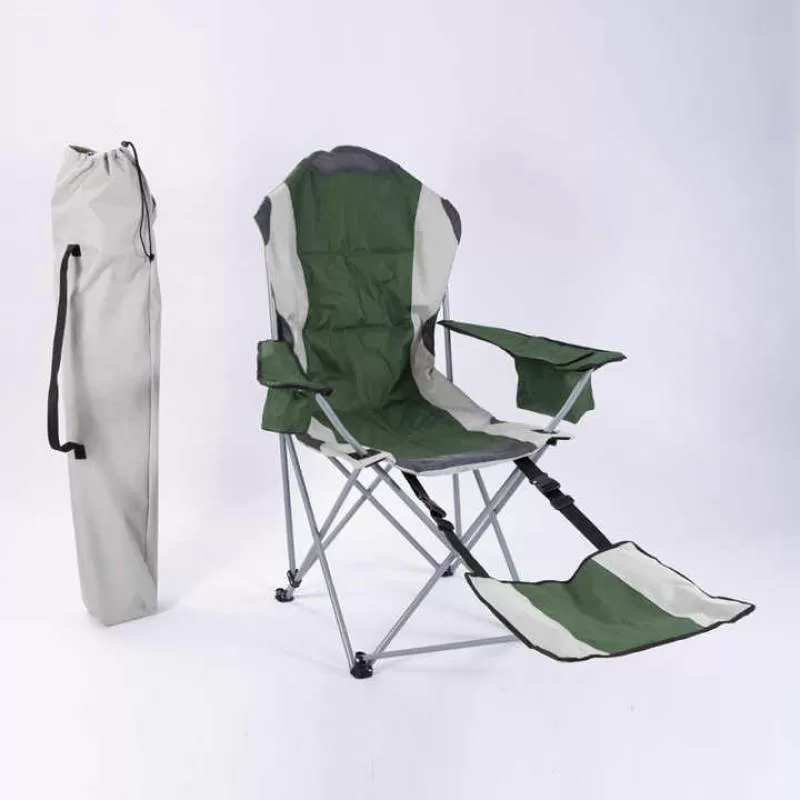 Hitree New Colour Portable Camping Chair With Armrest with Footrest Adjustable Outdoor Relax Reclining Folding Camping Chairs
