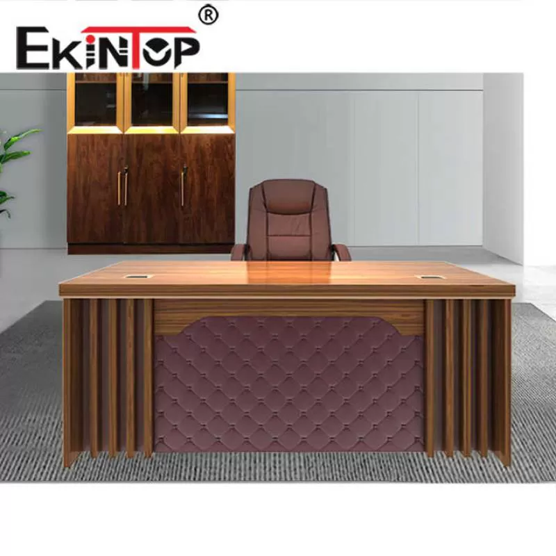 Ekintop Wholesale Price L-Shaped Office Desks Modern Manager Table Design