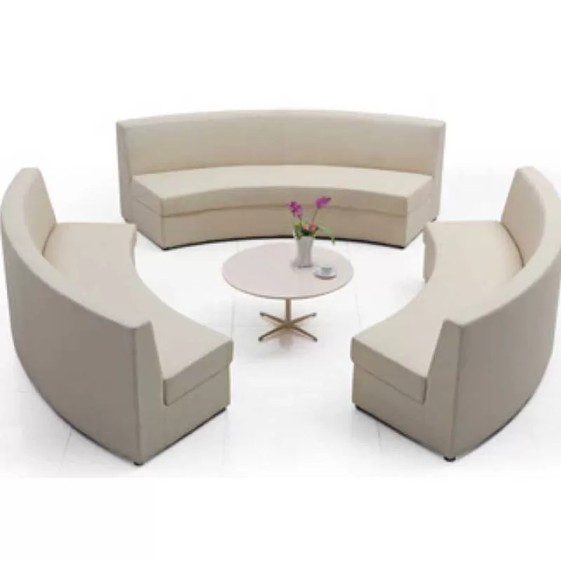 Modern Simple Synthetic Leather Fabric Hotel Office Sofa Reception Business Executive Sofa Office Sofas
