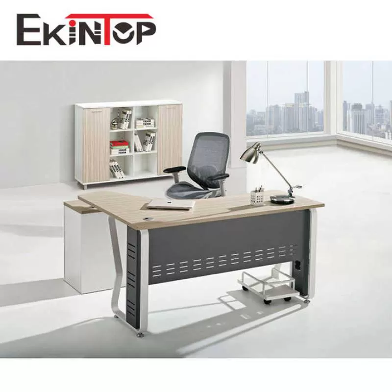 4 Ekintop Waterproof Consultation Wooden Hotel Room Modular Office Desk with Chair Dimensions
