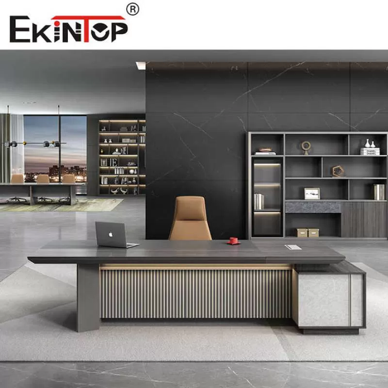 Ekintop L Shape Corner Manager Ceo Office Furniture Executive Office Desk boss Offical
