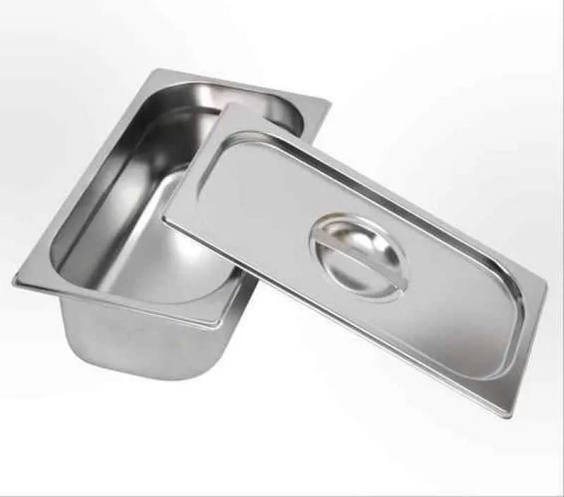 Hot Selling Hotel Buffet VariousSizes StainlessSteel Gn Food Pan Commercial Restaurant School Canteen Container Food Serving Pan