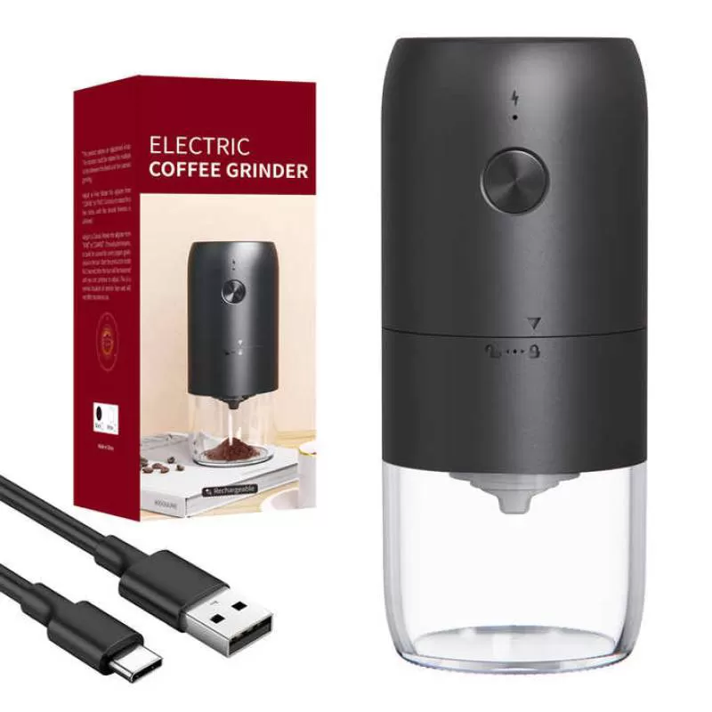 Modern New Competitive Price USB Charging LOGO Customized Coffee Grinder Handheld Small Portable Electric Coffee Grindesrs