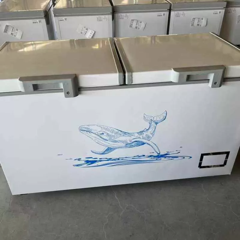 Deep Freezer Refrigerators Ice Cabinet Commercial Horizontal Refrigerator Top Chest Refrigerator Freezer with Large Capacity