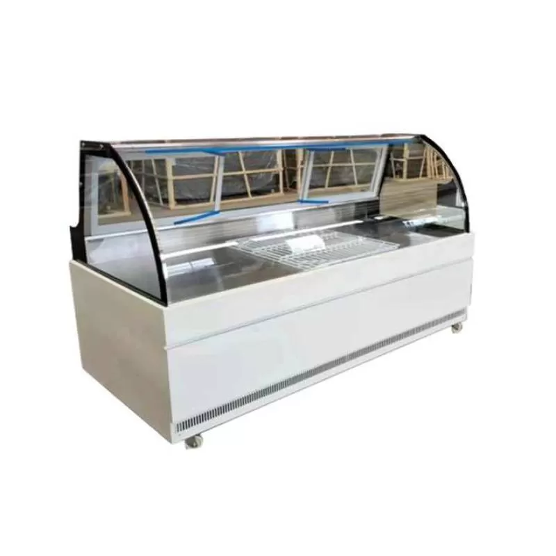 Customizable Discount Price Refrigerated Cabinet for Meat Commercial Glass Sliding Door Food Refrigerated Display Cabinet