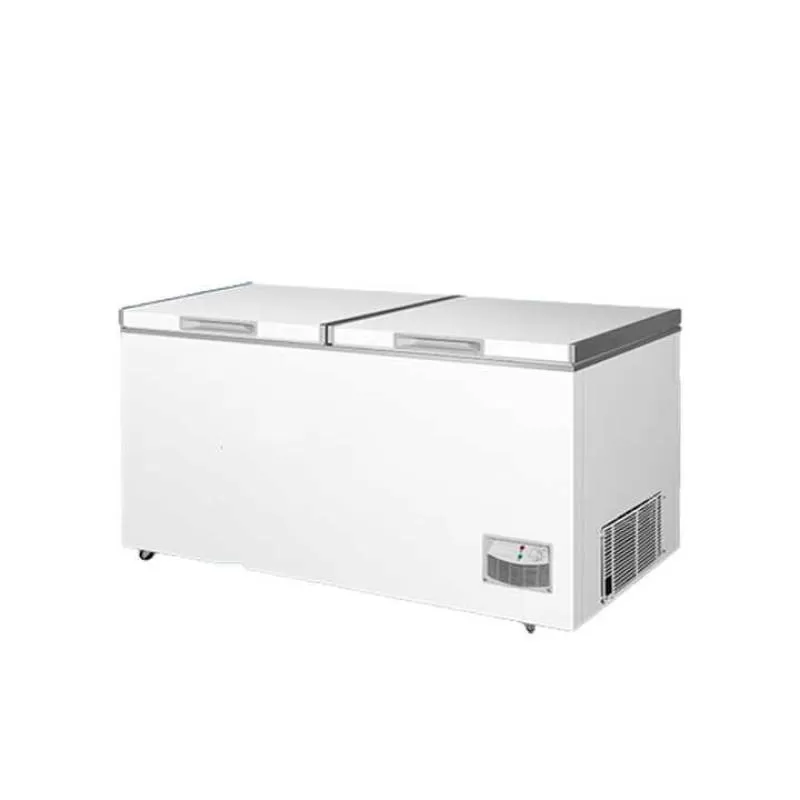 Factory Sales Horizontal Deep Freezer 498L Household Dual Temperature Double Door Refrigeration Freezer