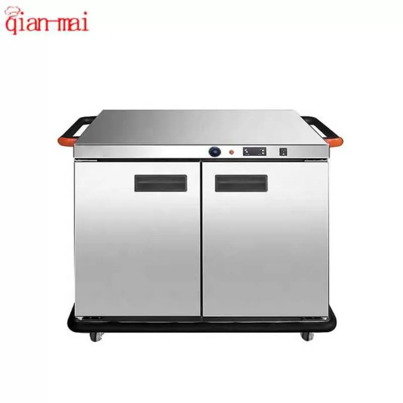 Food Holding Cabinet Double Door Commercial Heat Banquet Cabinet Kitchen Upright Heated Vertical Hot Food Hotel Banquet Warmer