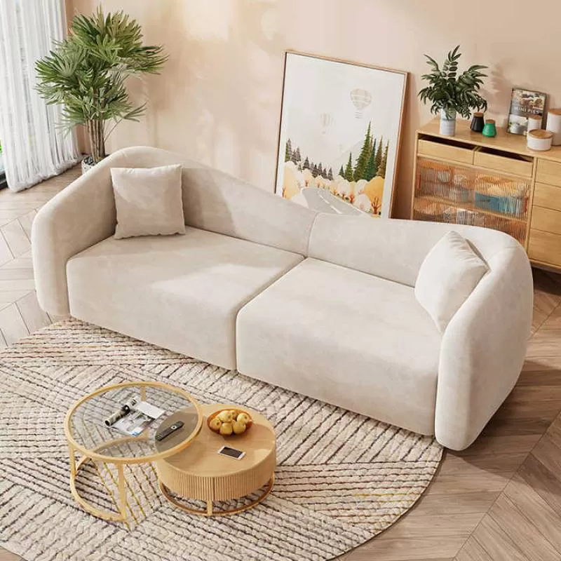 Soft Velvet Butterfly Sofa High Quality Modern Design Sofa for Home Three Seater Fabric Corner Sofa Living Room Furniture Couch