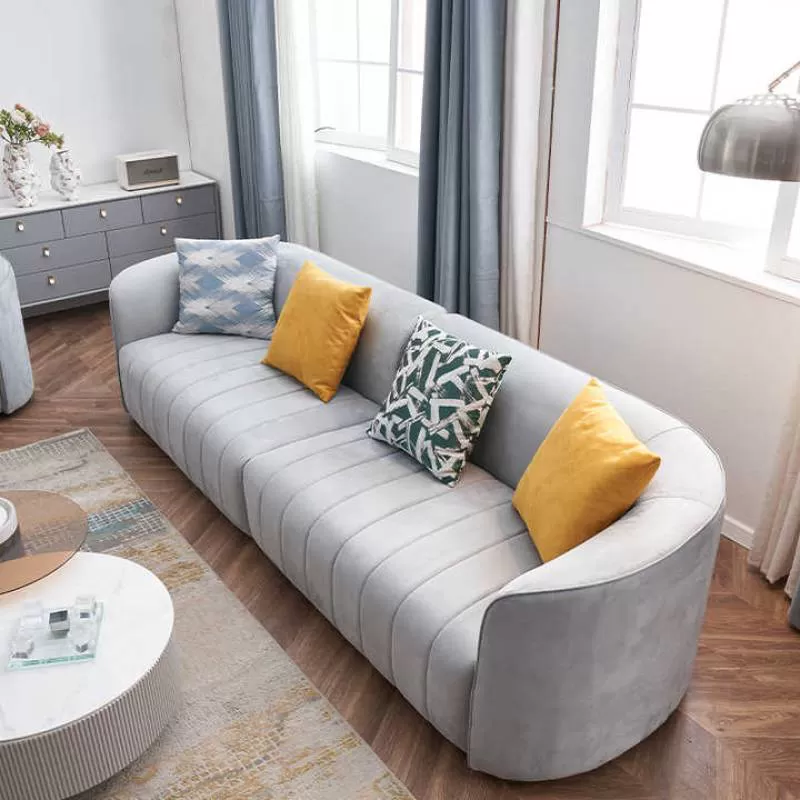 Popular Living Room Sofa Set Funiture Soft Fabric Modern Luxury Style Elegant Hotel Sitting Room Antique Sofa Couch for Home