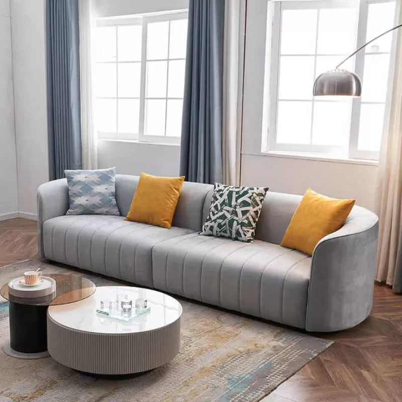 Living Room Sofa Set Light Luxury New Design Hotel Sofa Furniture Modern Fabric Couch for Home Popular Creative Sofas for Home