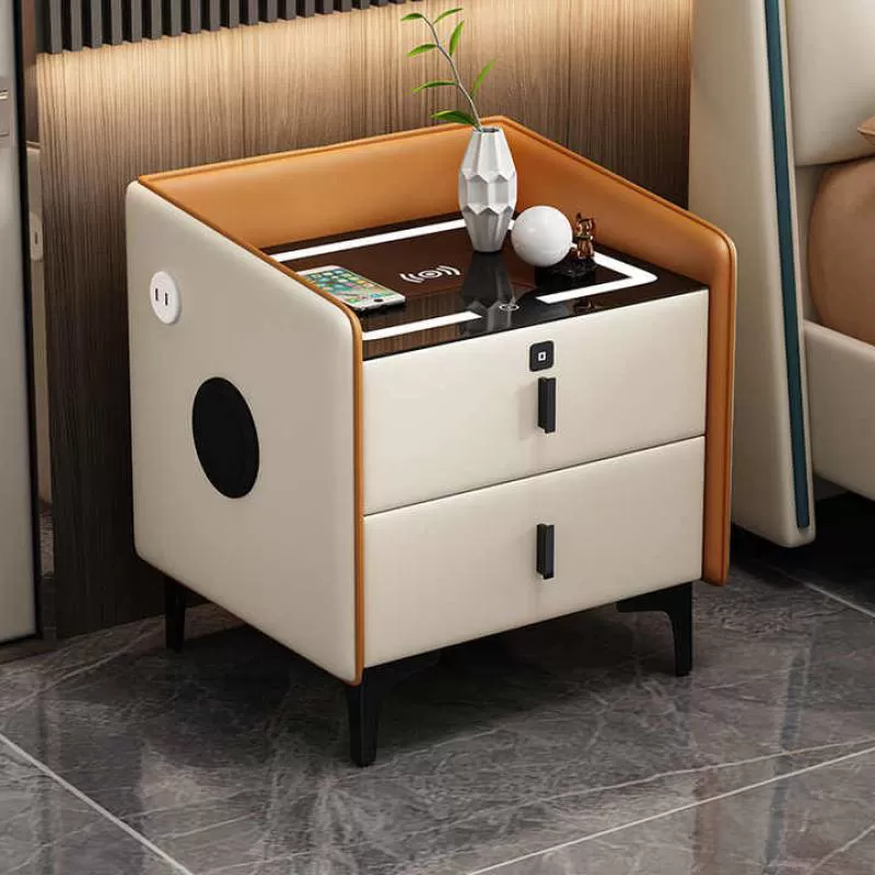 Popular Smart Nightstands Bedside Table Luxury Multifunctional With Wireless Modern Bedroom Furniture Bed Side Table