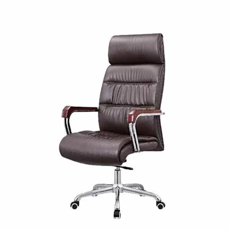 Ekintop Luxury Office Furniture PU Leather Executive Ergonomic Office Chairs Seat of Home Office Desk